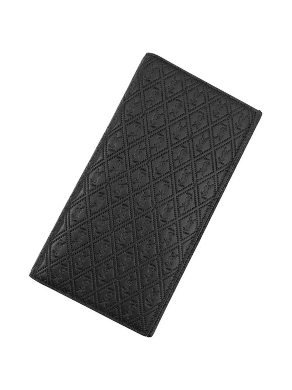 Saint Laurent Paris Wallet Monogram Leather Bifold Black